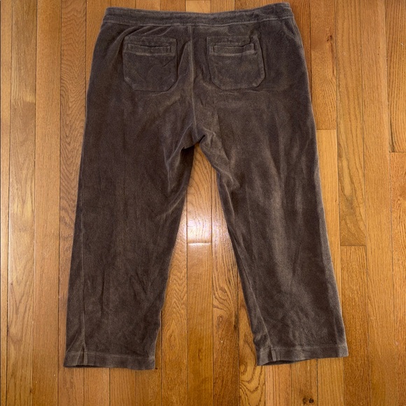 Tory Burch Brown Pants Cropped Size Large - Picture 6 of 7